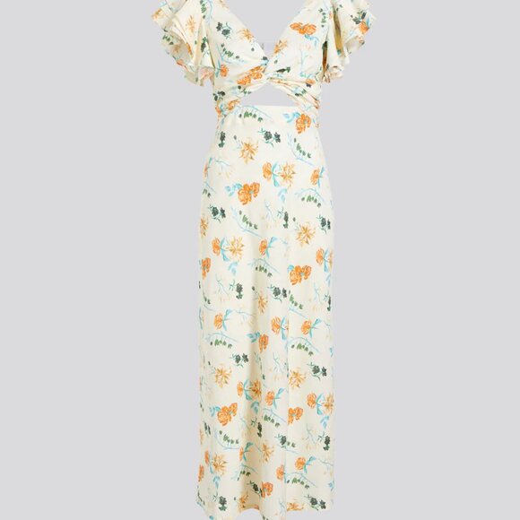 WORN ONCE ONLY: Solid & Striped Renata Dress - Brule Multi Floral - Picture 5 of 7